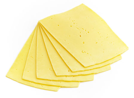 Lydytas sūris valgo nesveiką maistą