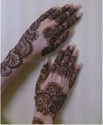 Vestuvių Mehndi dizainas rankoms
