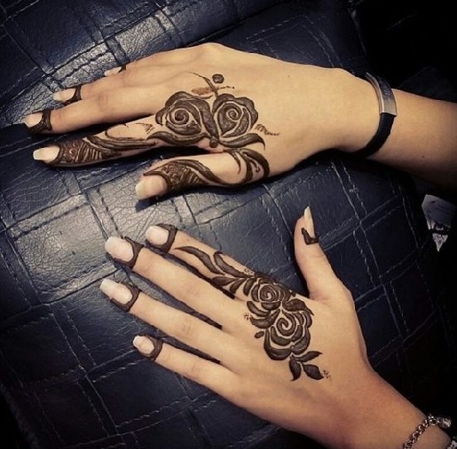 Arabų Mehndi dizainas rankoms