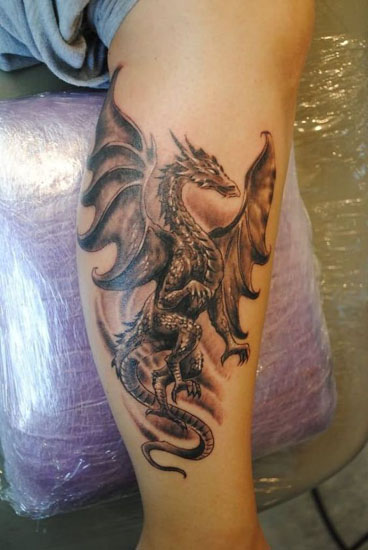 Drakono tatuiruotės dizainas 5
