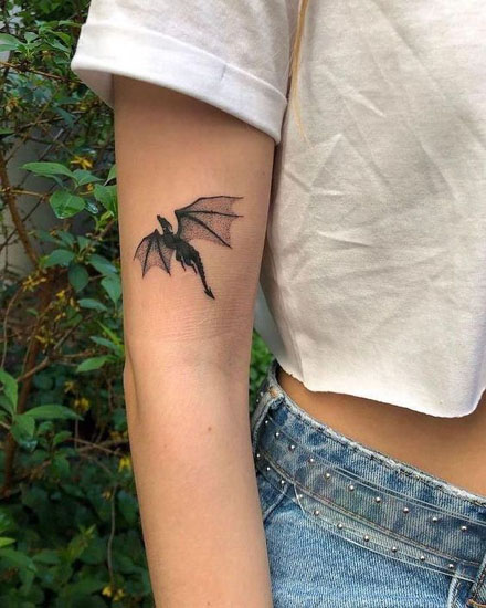 Drakono tatuiruotės dizainas 9