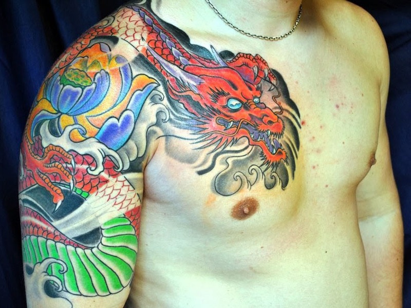 Drakono tatuiruotės dizainas