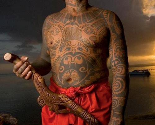 Tam Vücut Maori Dövmeleri