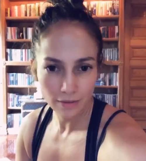 Makyajsız Jennifer Lopez 15
