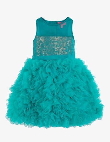 „Aqua Blue Party Wear Frock“