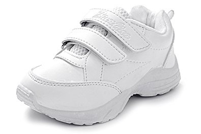 Beyaz Üçlü Askılı Okul Ayakkabısı Erkek Çocuklar