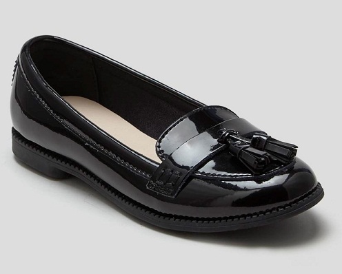 Loafer'lar Stili Kız Okul Ayakkabısı