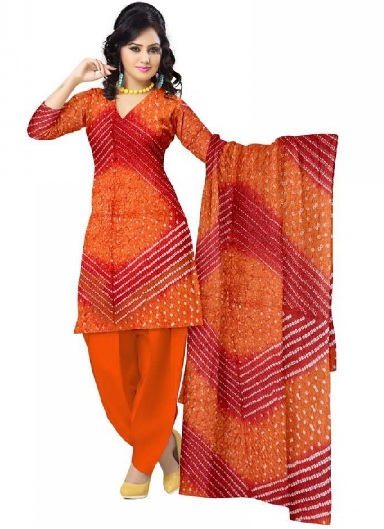 Chunri spausdinimas Salwar Kameez