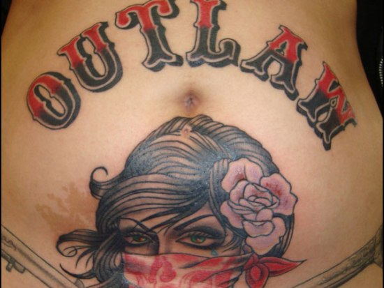 Uždraustas skrandžio tatuiruotė