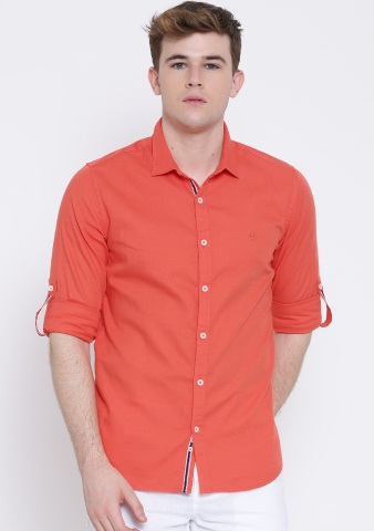 „Coral Orange“ laisvalaikio unisex marškinėliai