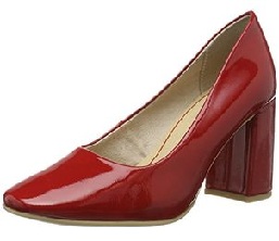Kapalı Burun Pompalı Kırmızı Kadın Ayakkabı
