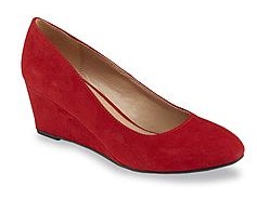 Koyu Kırmızı Takoz Kadın Ayakkabı