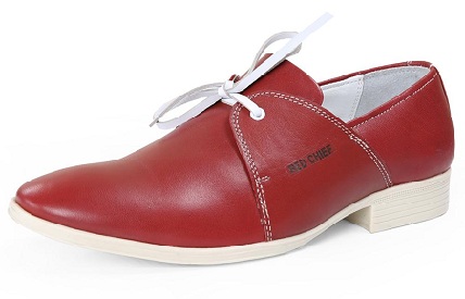 Erkekler için Resmi Kırmızı Ayakkabı