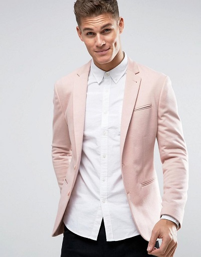„Pink Casual Blazer Men“ vyrai