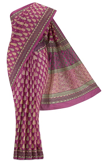 Nalli Kantha Work Bhagalpuri Saree