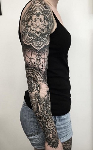 mandala kol dövme
