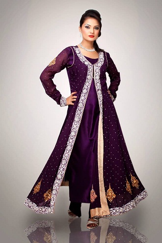 Suknelės stiliaus Pakistano Frocks