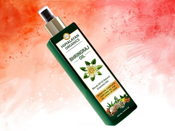 Saç Uzatma İçin Himalaya Organics Ayurvedik Bhringraj Yağı