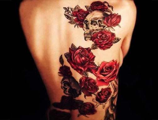 gėlių apyrankės tatuiruotės