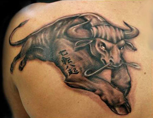 „Black Bull“ tatuiruočių dizainas