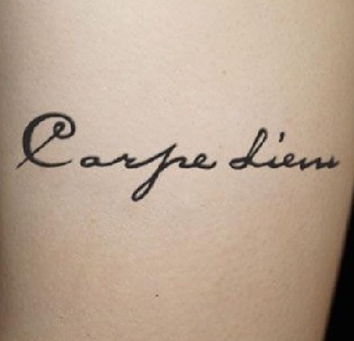 Carpe Diem Dövme Tasarımı