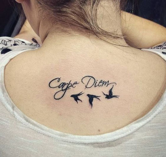 En İyi Carpe Diem Dövme Tasarımları 2