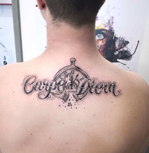 Geriausi „Carpe Diem“ tatuiruočių dizainai 4