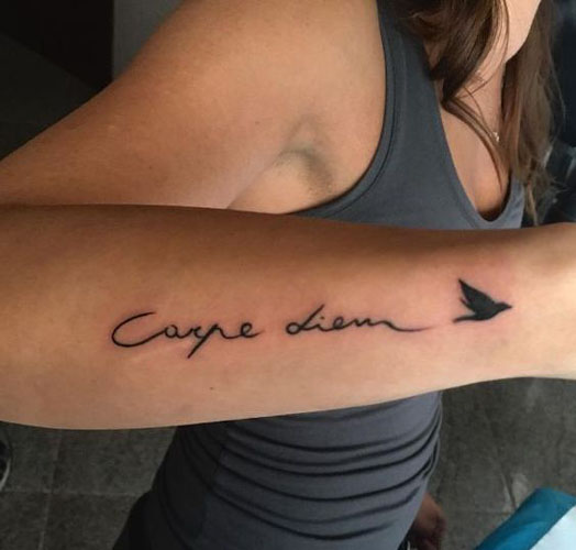 En İyi Carpe Diem Dövme Tasarımları 5