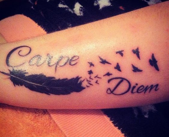 En İyi Carpe Diem Dövme Tasarımları 9