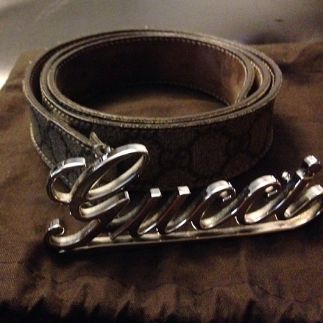 „Gucci“ apskrito dizaino diržas