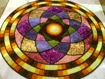 Canlı Rangoli Tasarımları