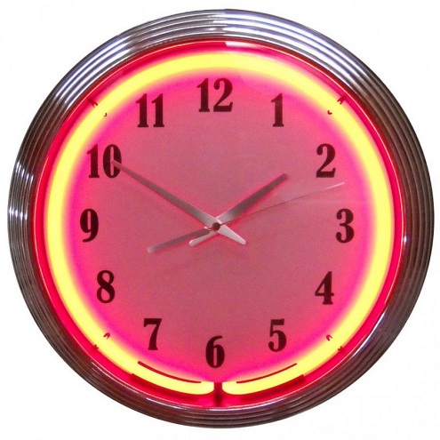 Neon Mutfak Saati