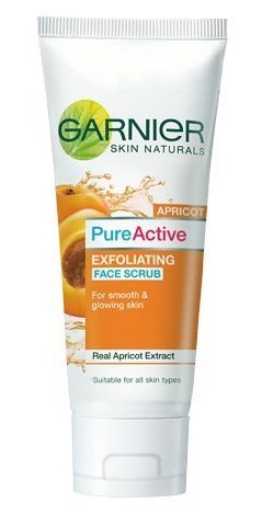 Garnier Skin Naturals Pure Active abrikosų veido šveitiklis