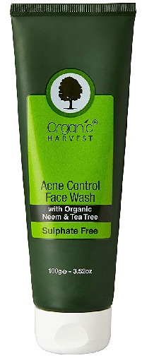 „Organic Harvest Acne Control“ veido prausiklis riebiai odai