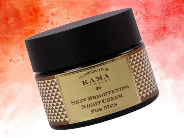 Kama Ayurveda Odą šviesinantis naktinis kremas vyrams