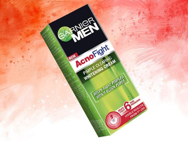 „Garnier Men Acno Fight Pimple Clearing Whitening“ dienos kremas