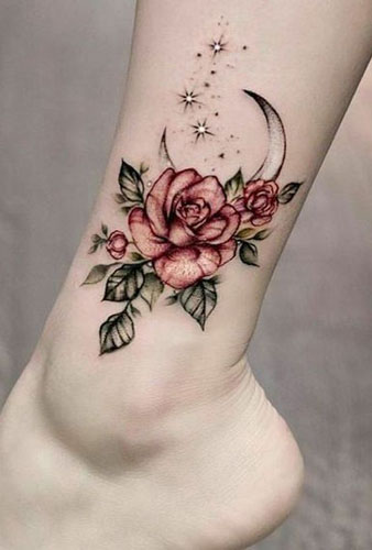 Geriausi gėlių tatuiruočių dizainai 8