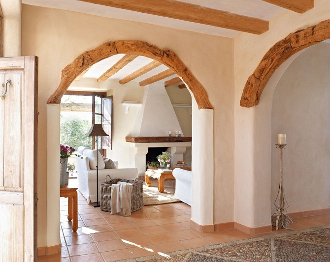 „Arcos De Madera Enn Salones“ dekoras „Casa Casa Mallorca Acunada Por El Mar“