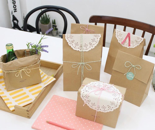 Popieriniai dovanų maišeliai vestuvėms ar gimtadieniui