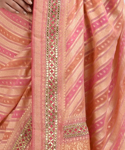 Zari Gota Saree