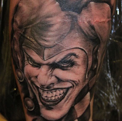 „Jester Joker“ tatuiruočių dizainas
