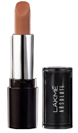 Lakme Absolute Matte lūpų spalva Brazen Caramel