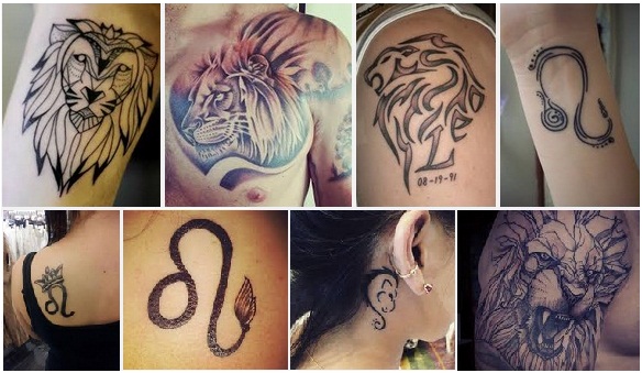 Liūto tatuiruotės dizainas