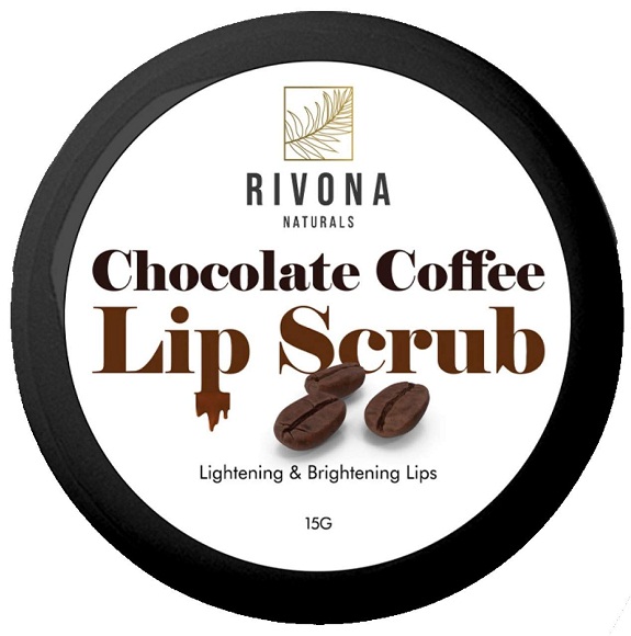 Rivona Naturals šokoladinis kavos lūpų šveitiklis