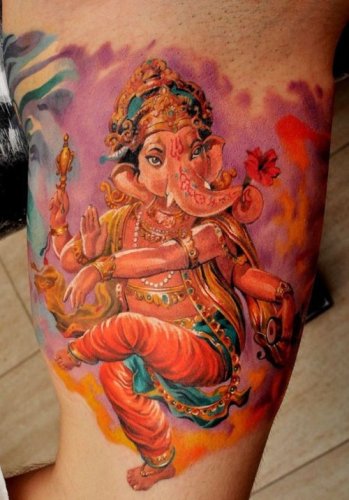 Dans Eden Kol Ganesha Dövmeleri