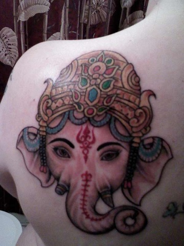 Ganesh Ji veido tatuiruotės dizainas