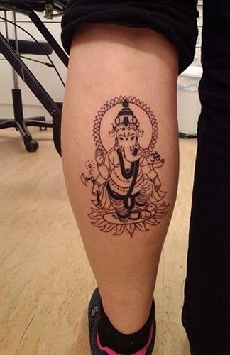 En İyi Lord Ganesha Dövme Tasarımları 6