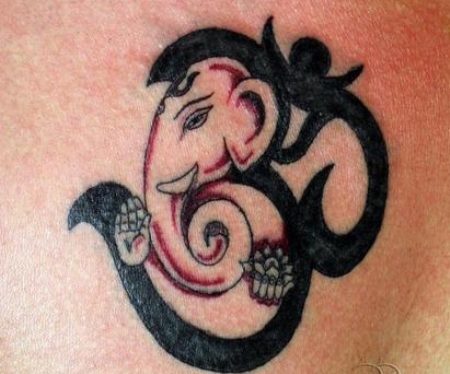 „Om Ganesh“ tatuiruočių dizainas