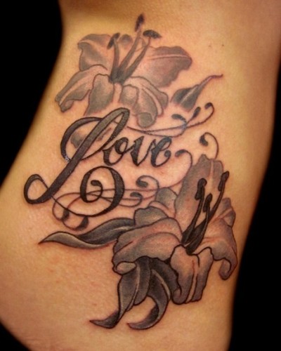 Lily Song Meilės tatuiruotės Menas