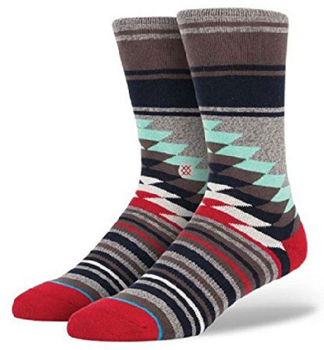 Renkli Desenli Erkek Çorap